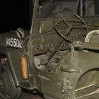 WWII jeep train