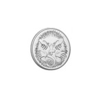 Australian five cent coin back
