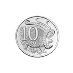 Australian ten cent coin