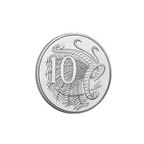 Australian ten cent coin back