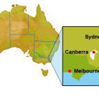 Canberra map