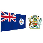 Queensland flag & crest