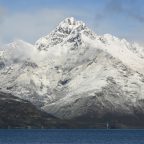 Snow covered mountain