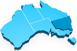 Map of Australia showing NSW