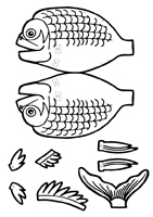 Fish template PDF