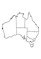 Map of Australia with boundaries PDF