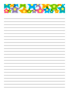 Letterhead template 2 (primary/middle years) PDF
