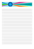 Letterhead template 3 (primary/middle years) PDF