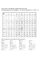 Multiplication matrix PDF