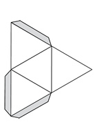 Shape net - triangular based pyramid PDF